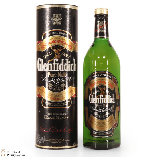 Glenfiddich - Pure Malt 1980's 1L Auction | The Grand Whisky Auction