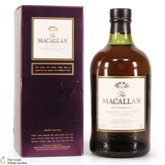 Macallan - 1851 Inspiration Auction | The Grand Whisky Auction