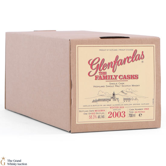 Glenfarclas 03 Family Cask Summer 18 1963 Auction The Grand Whisky Auction