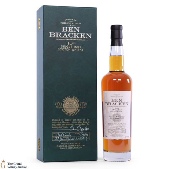 (1993) Grand Auction - - Old The Islay Ben 22 Auction Bracken Year Whisky |