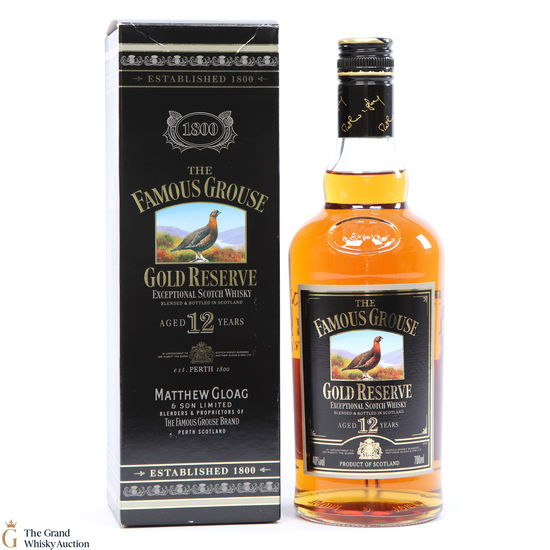 Famous Grouse Year Old Gold Reserve Auction The Grand Whisky Auction