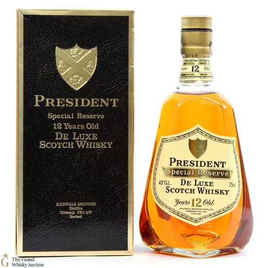 President - 12 Year Old - Special Reserve - De Luxe Auction | The