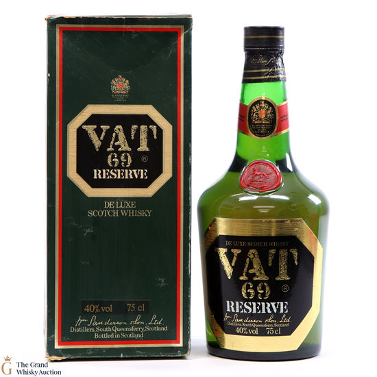 Vat 69 - Reserve 75cl 1980s Auction | The Grand Whisky Auction