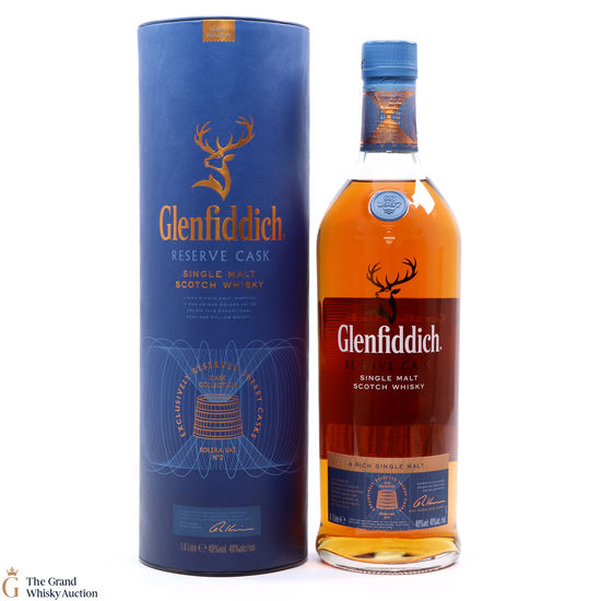 GLENFIDDICH RESERVE CASK SINGLE MALT SCOTCH WHISKY, 1L