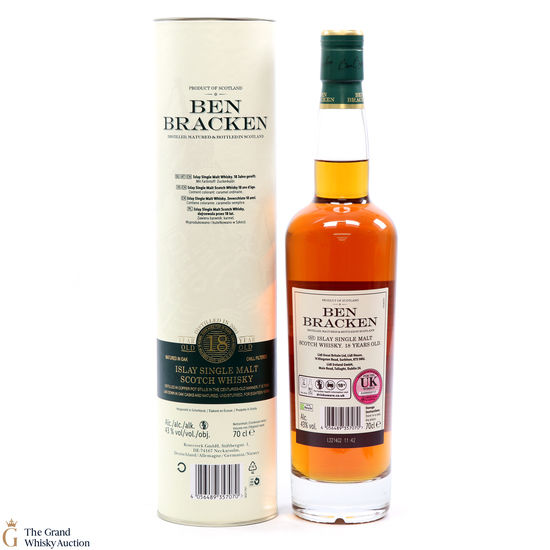 Ben Bracken - 18 - Old Whisky Auction Year Grand (2003) The Auction Islay 