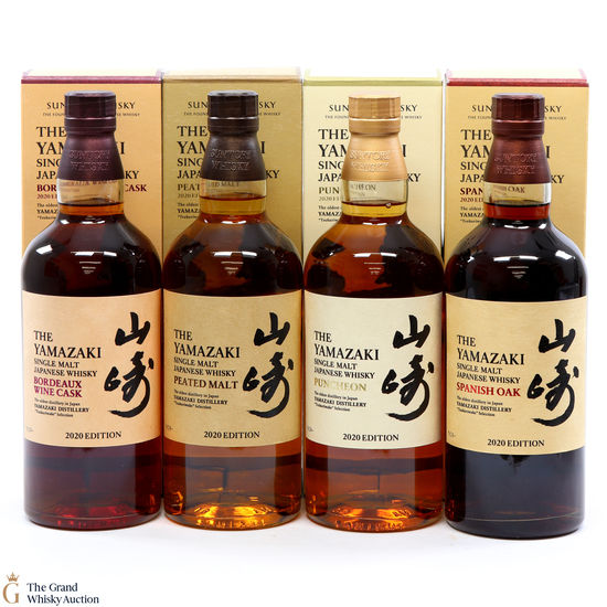 Yamazaki 2020 Editions 4 x 70cl Auction The Grand Whisky Auction