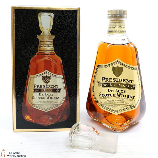 President - Special Reserve - De Luxe 75cl Auction | The Grand
