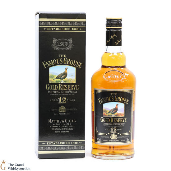 Famous Grouse Year Old Gold Reserve Cl Auction The Grand Whisky Auction