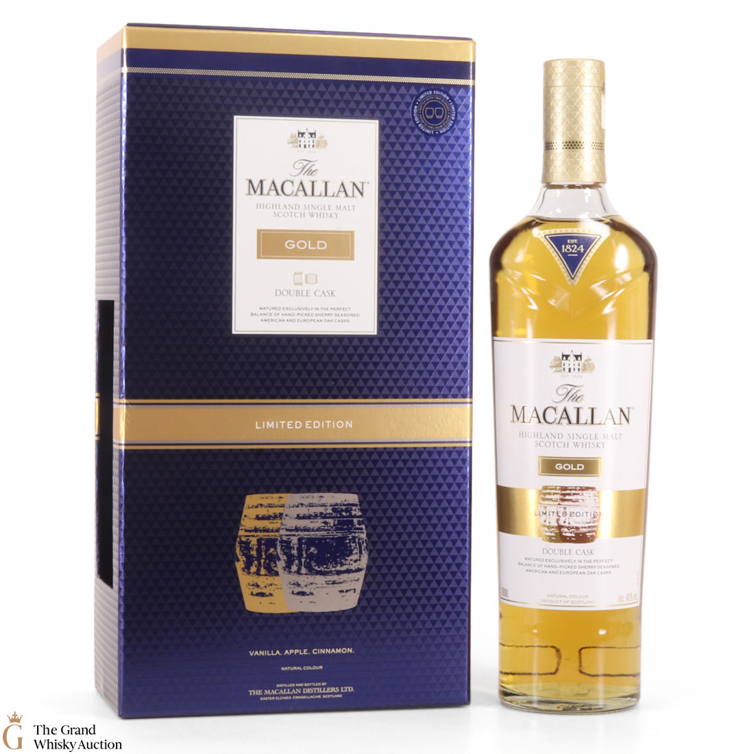 Macallan - Gold - Double Cask - Limited Edition (2 x Glasses) Auction | The Grand Whisky Auction