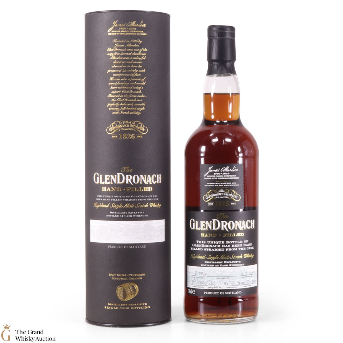 Glendronach - Hand Filled 1994 - Cask #5086 Auction | The Grand Whisky ...