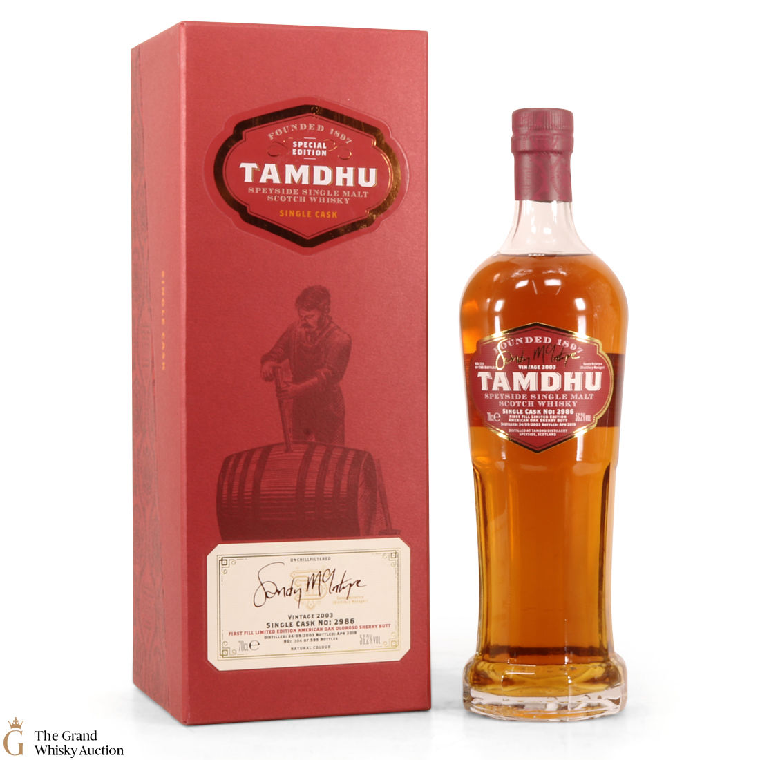 Tamdhu 03 15 Year Old Single Cask 2986 Manager S Edition Auction The Grand Whisky Auction