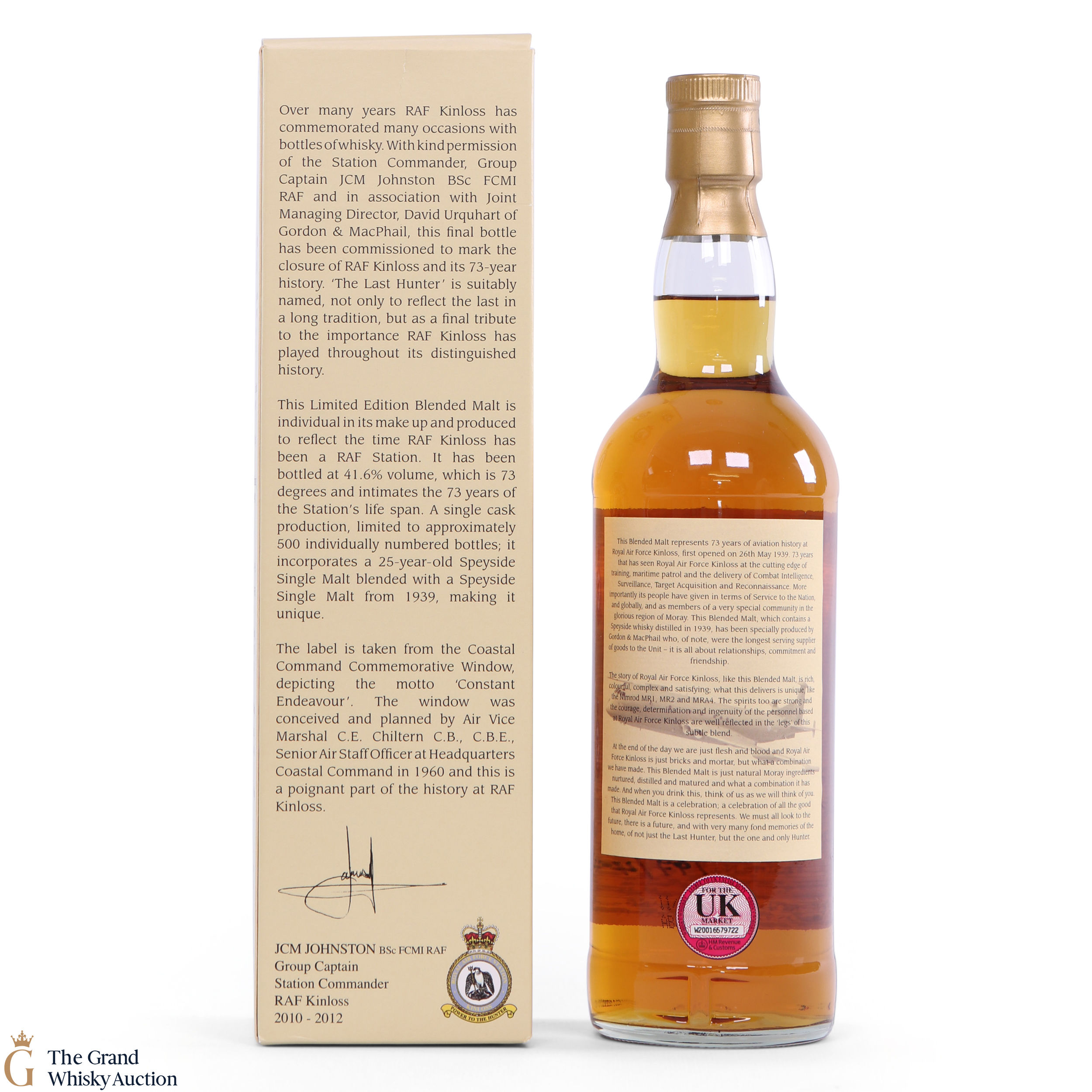 The Last Hunter 25 Year Old Speyside Blend Auction The Grand Whisky Auction