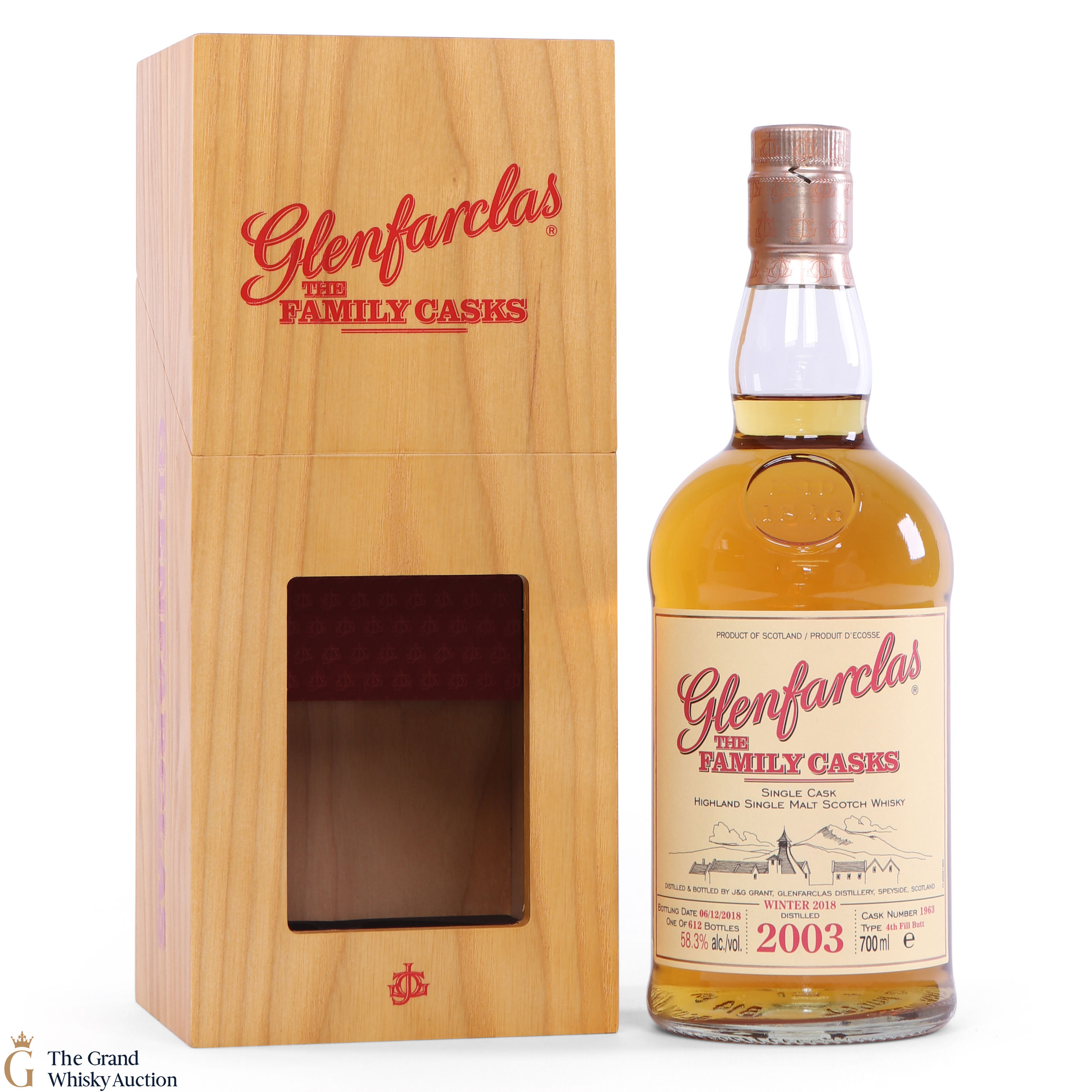 Glenfarclas 03 Family Cask Summer 18 1963 Auction The Grand Whisky Auction