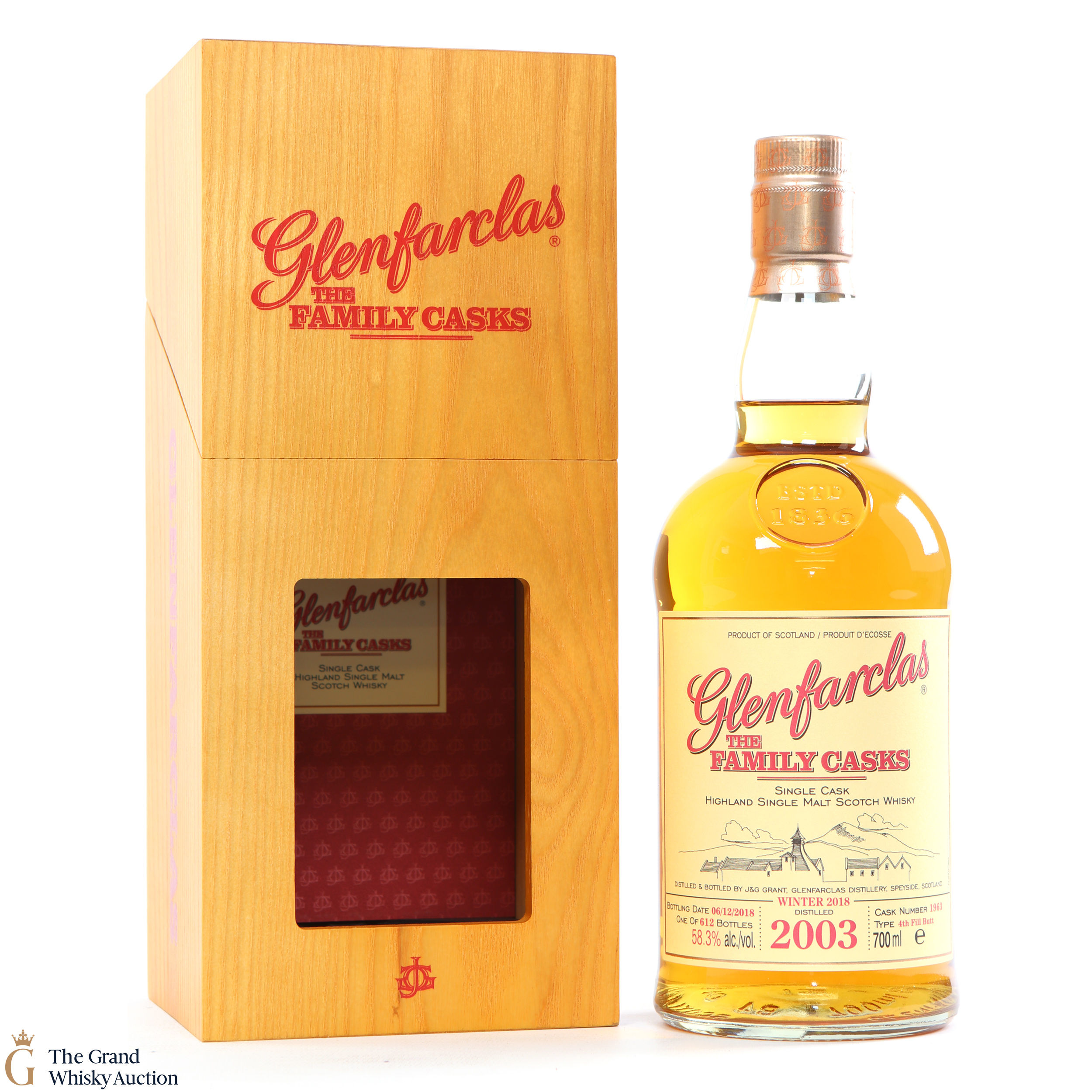 Glenfarclas 03 Family Cask Summer 18 1963 Auction The Grand Whisky Auction