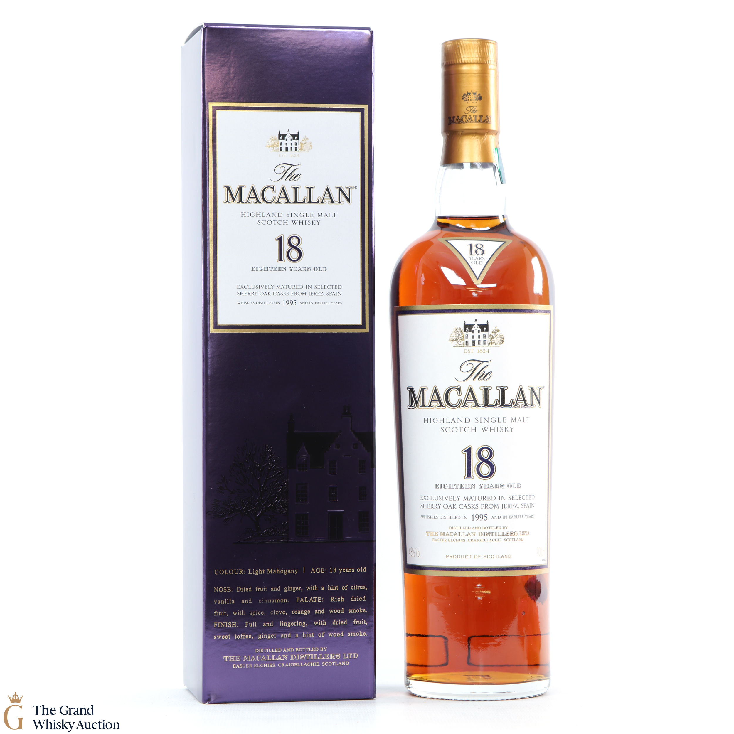 Макаллан 18. Macallan 1951 over 49 years old. Macallan 1951 matured only in Sherry Wood over 49 years old.