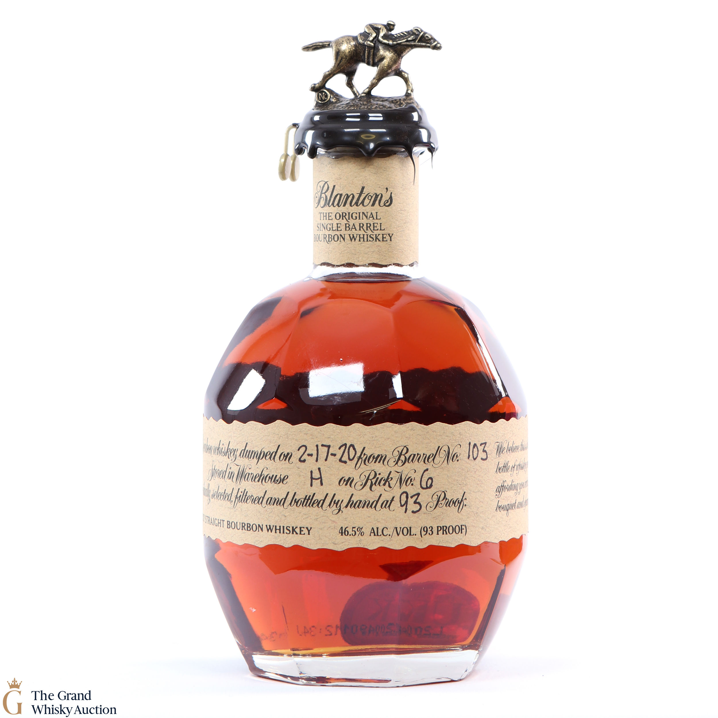 Blanton’s - Single Barrel Bourbon Original #101 93Proof Auction | The ...