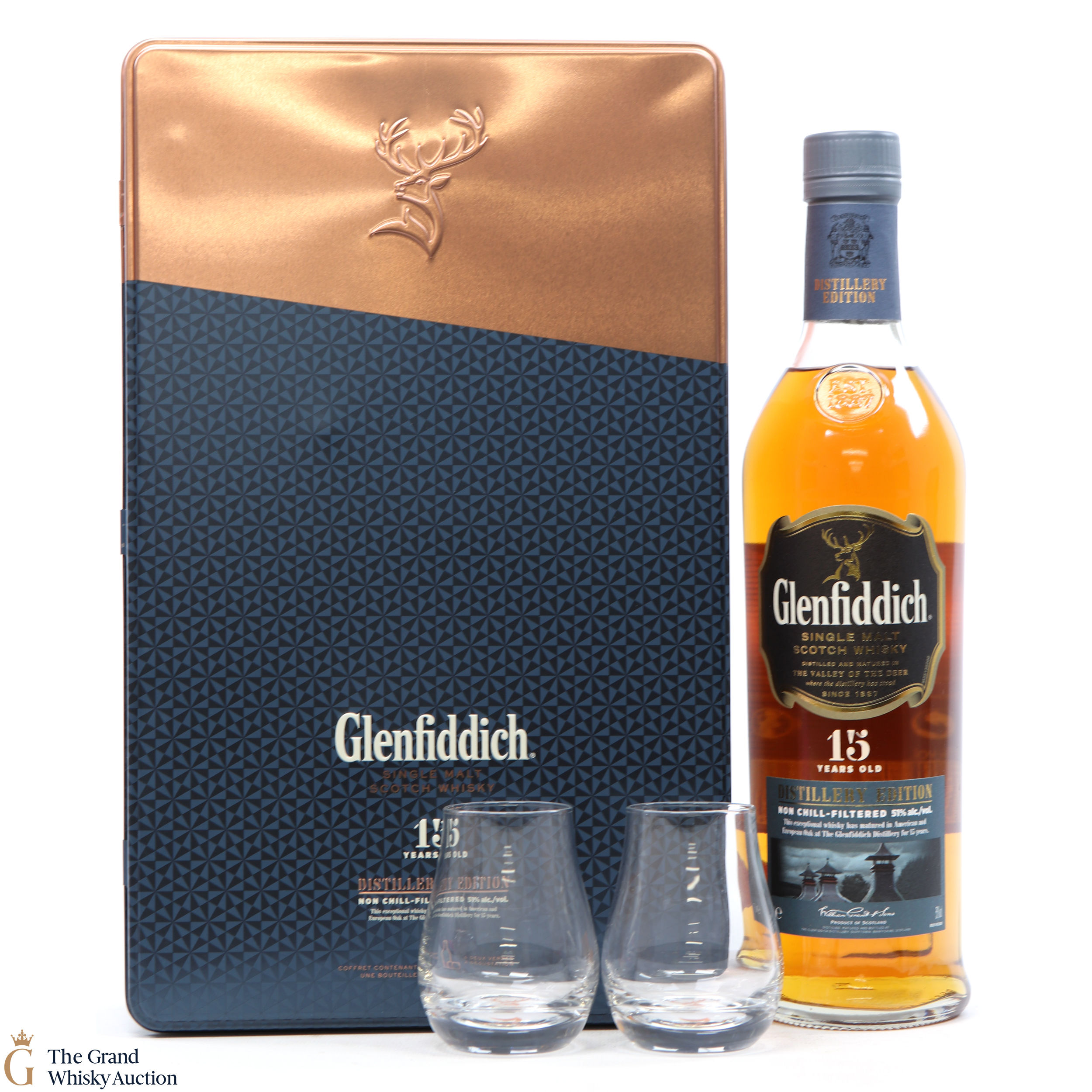 Glenfiddich 15 Year Old Distillery Edition Glasses Auction The Grand Whisky Auction