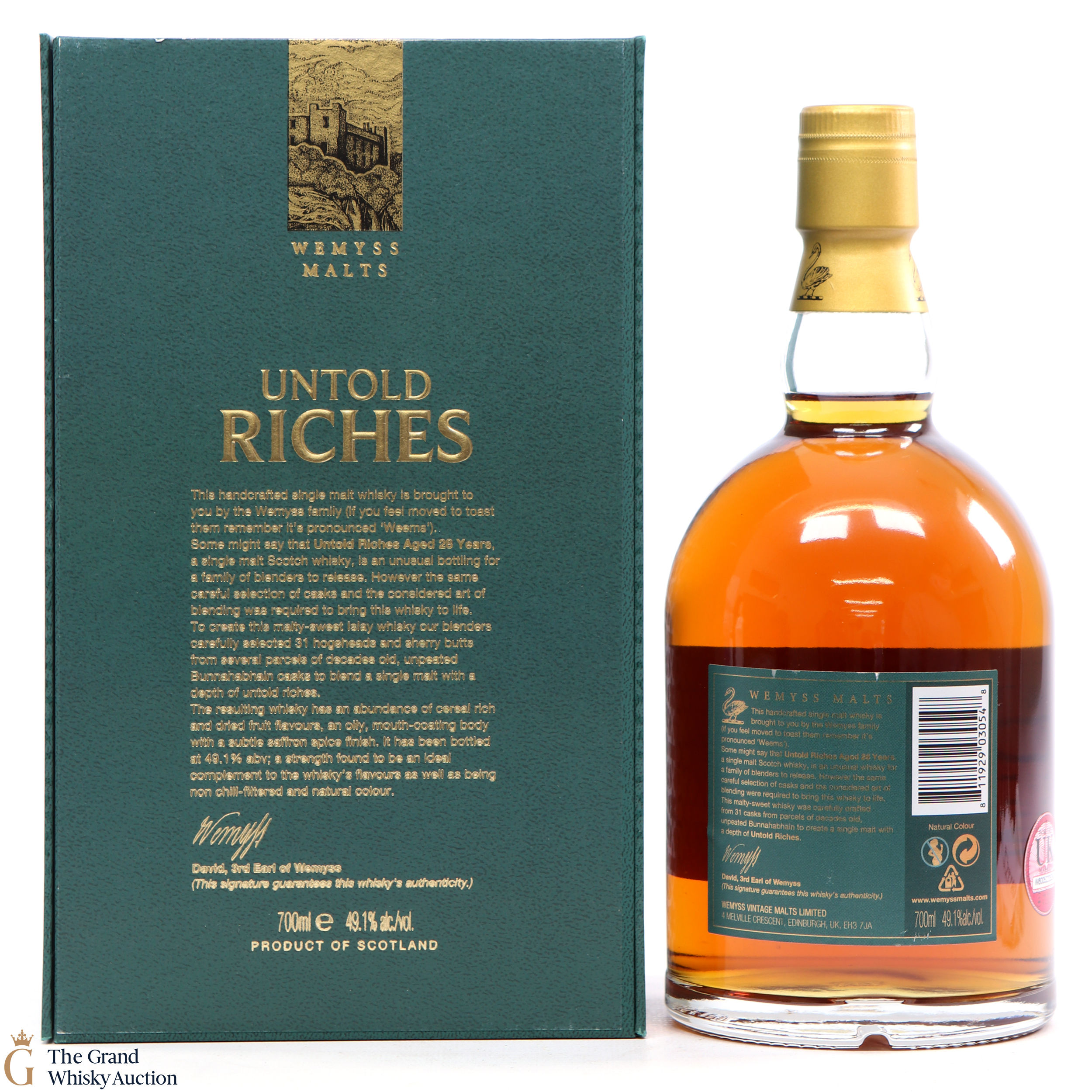 Bunnahabhain - 28 Year Old Wemyss Malts - Untold Riches ...