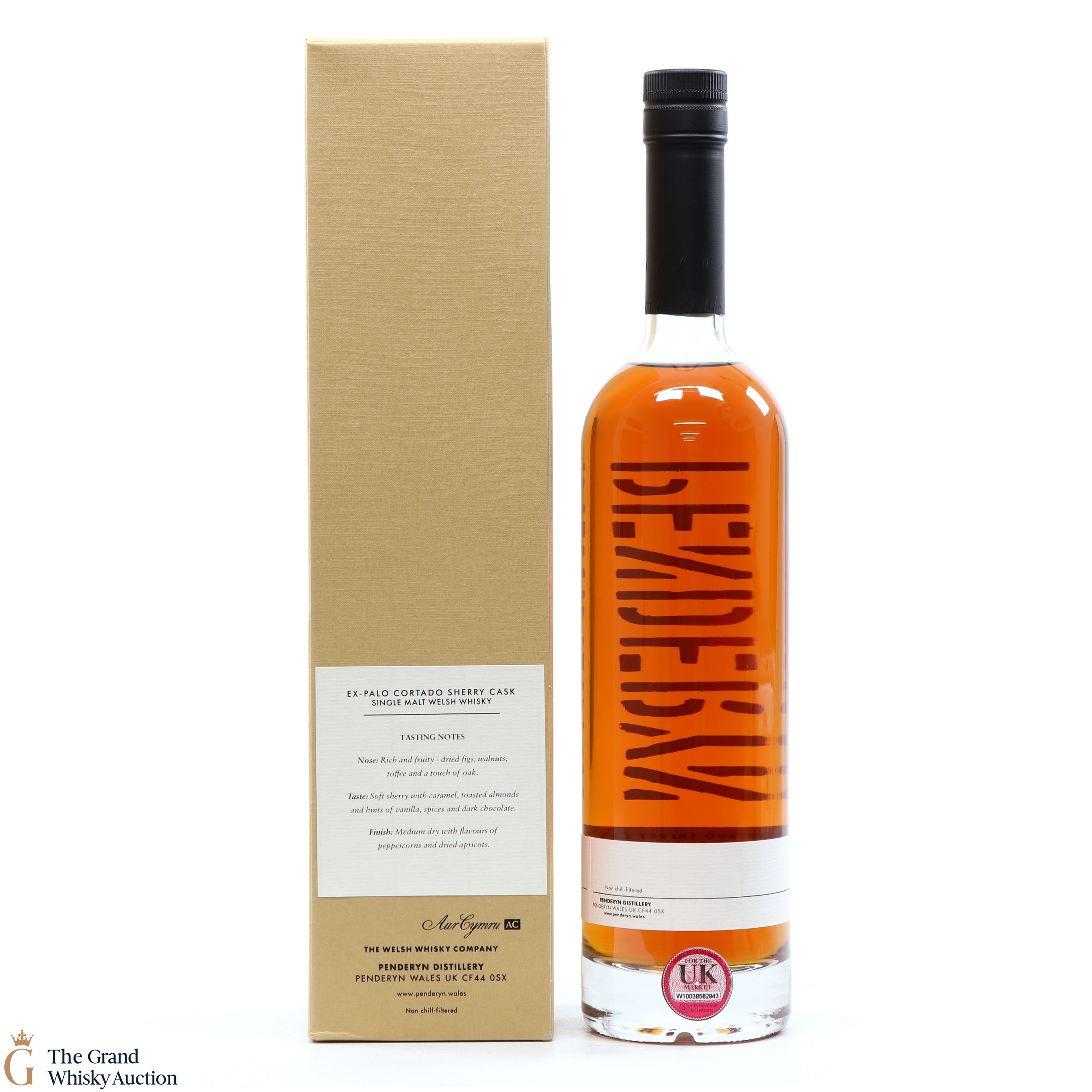 Penderyn Ex Palo Cortado Sherry Cask Whisky World Exclusive S731 Auction The Grand 