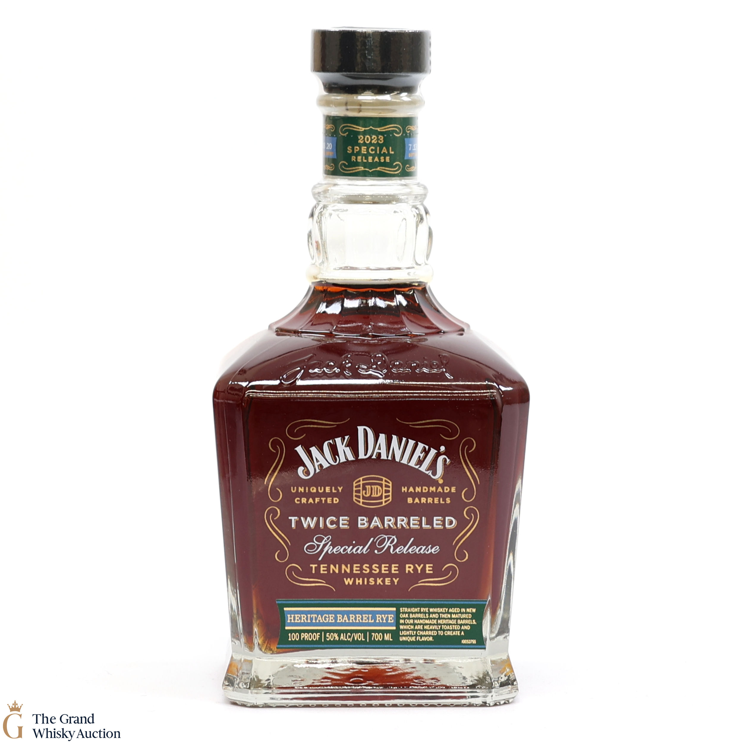 Jack Daniel S Twice Barreled Heritage Barrel Rye Special Release Auction The Grand