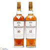 Macallan - 10 & 12 Year Old - Sherry Oak (2 x 70cl) Thumbnail