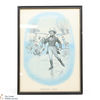 Johnnie Walker Whisky Sports - Skating 1820 By Tom Browne - Framed Print Thumbnail