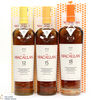 Macallan - Colour Collection - 12, 15 & 18 Year Old (3 x 70cl) Thumbnail