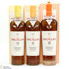 Macallan - Colour Collection - 12, 15 & 18 Year Old (3 x 70cl) Thumbnail