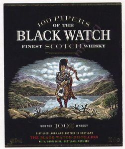 Black Watch Whisky for auction